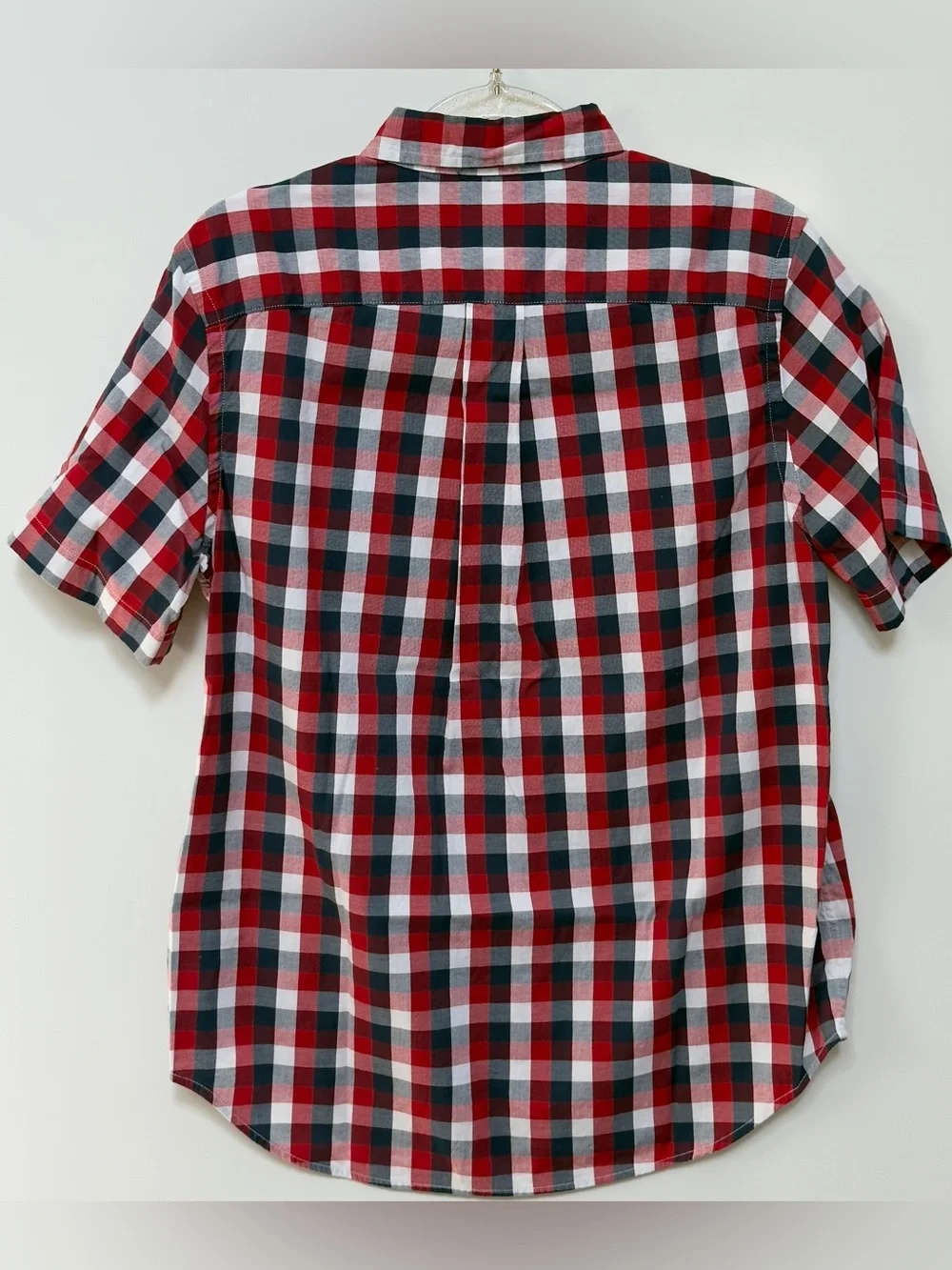 Ralph Lauren Boys 14/16 Plaid Button Down Short Sleeve